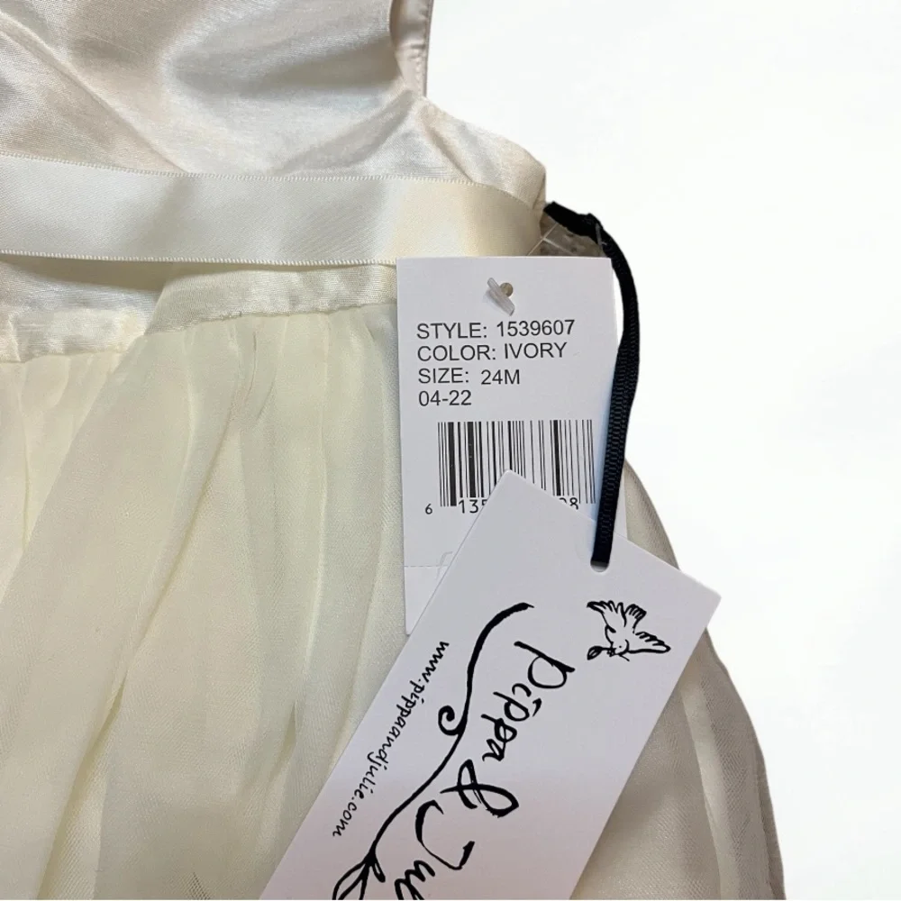 Pastourelle Ballerina A-Line Dress with Diaper Cover 24 months